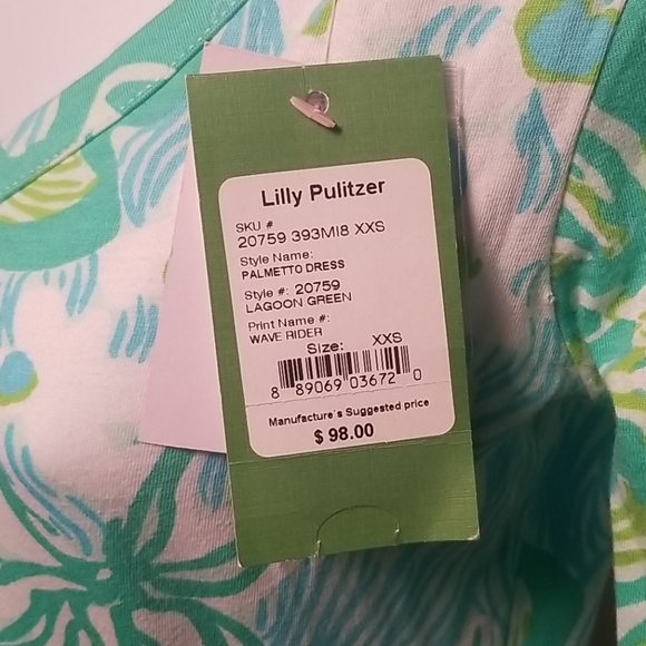 LIlly Pulitzer Palmetto Dress XXS - Picture 5 of 10